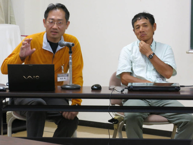 今回の講師は松田先生（左）と上野先生（右）．